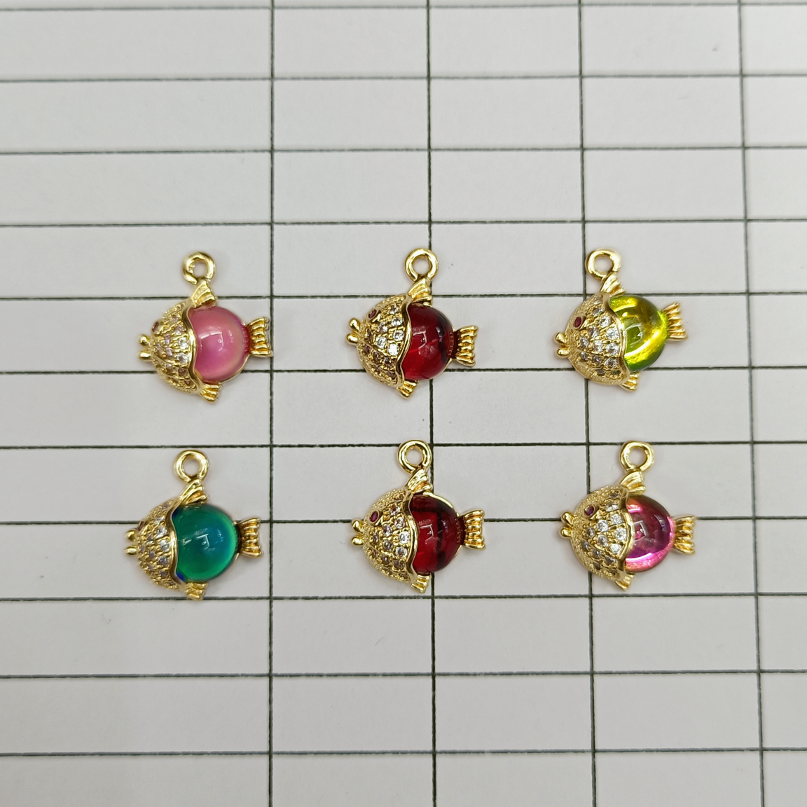 小金鱼吊坠