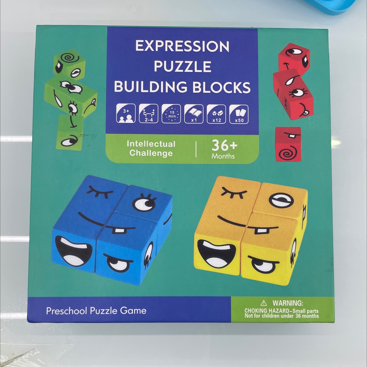 天谕文具学生儿童益智科教玩具积木类 变脸积木益智玩具