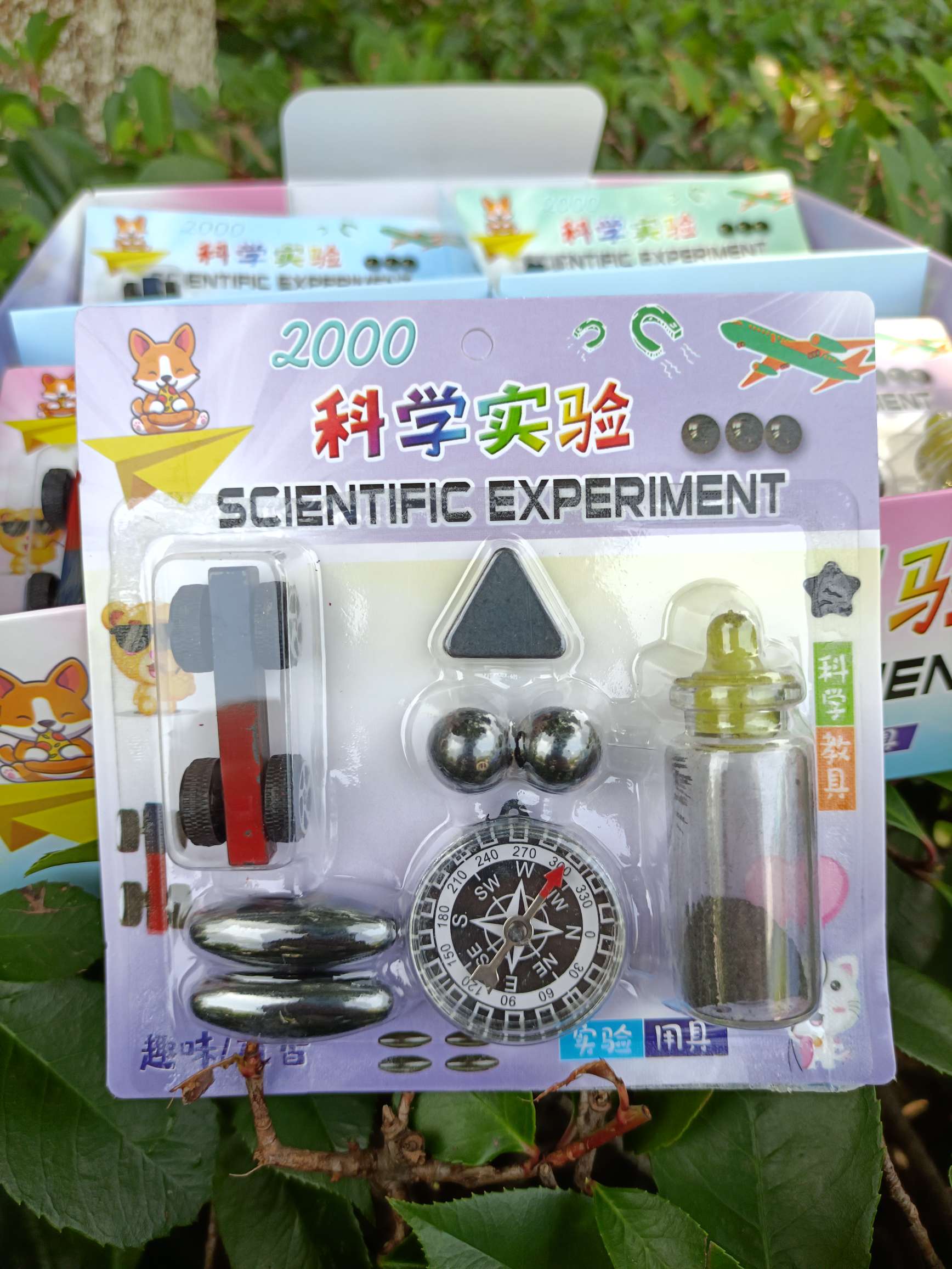 2000科学实验指南针套装，磁铁磁力车套装详情图3