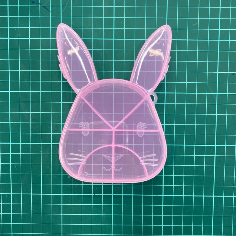 Square storage box pink vertical rabbit spot wholesale