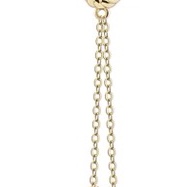 8 shape flower chain earrings