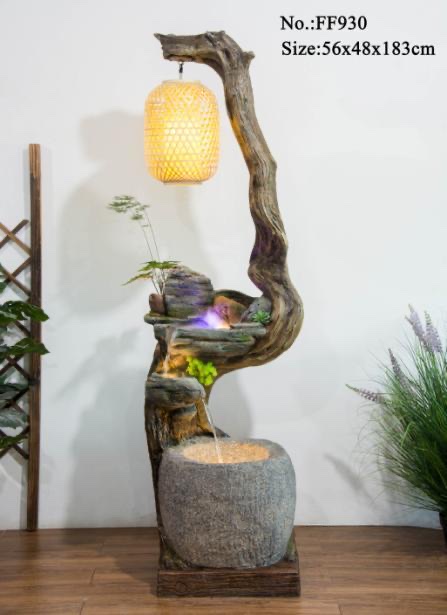 诸葛工艺庭院流水摆件阳台鱼池造景顶楼花园装饰布置景观鱼缸喷泉雾化加湿器爆款7279-90详情图4