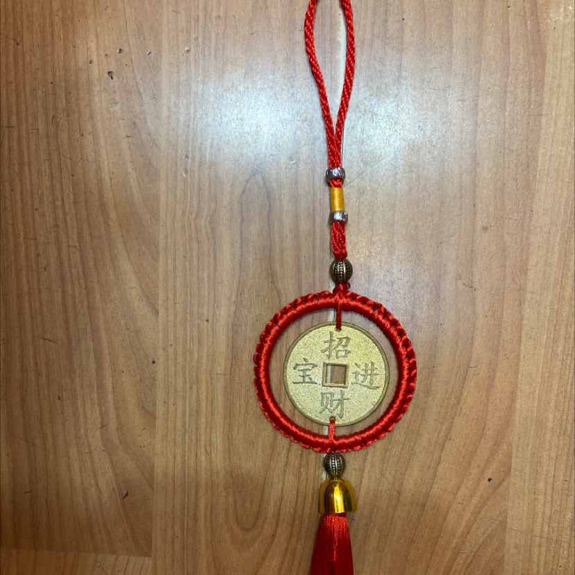 R Pendant ring gold imitation copper Jinbao