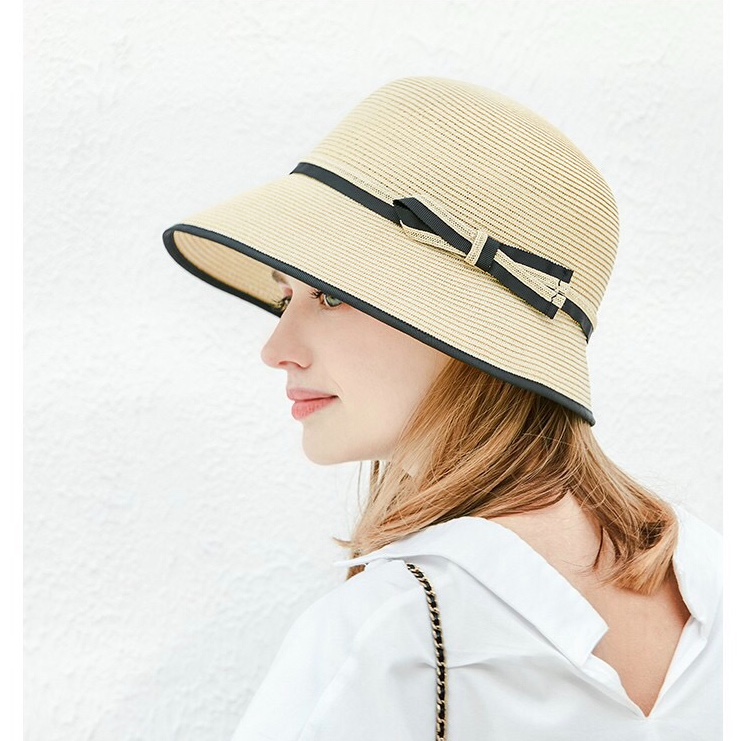 Kk Hat Broad Hat Industry Japanese Braid Braided Hat Ladies Folding Basin Hat Summer Fisherman Hat Straw Hat Ladies Outing Sun Block Hat Tide full figure