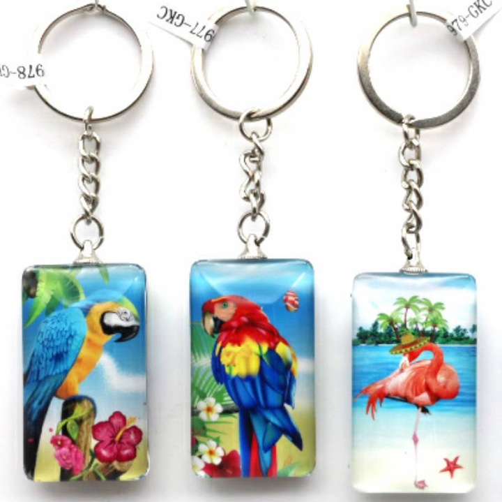 Beach Scenery Fridge Magnet ins Magnetic Sticker, Personalized and creative crystal fridge Magnet 0752 Against the wind