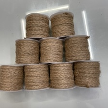 三股编麻绳织带麻绳带环保工艺装饰带麻绳0.6宽