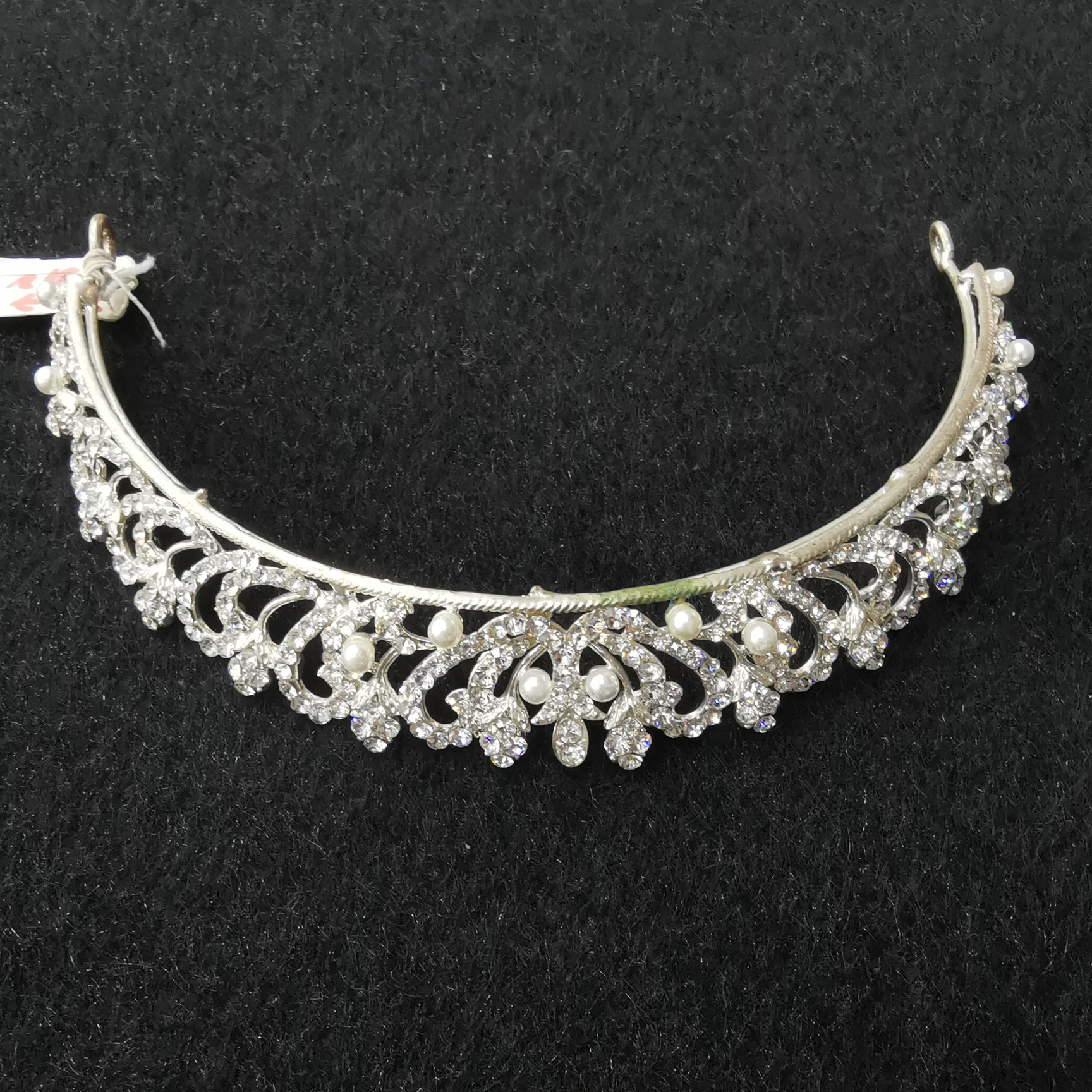 High-grade silver big child Big Crown headwear handmade fairy beauty girl Girl hair accessories Atmospheric Princess Ice and Snow Girl Crown Yi Li 049