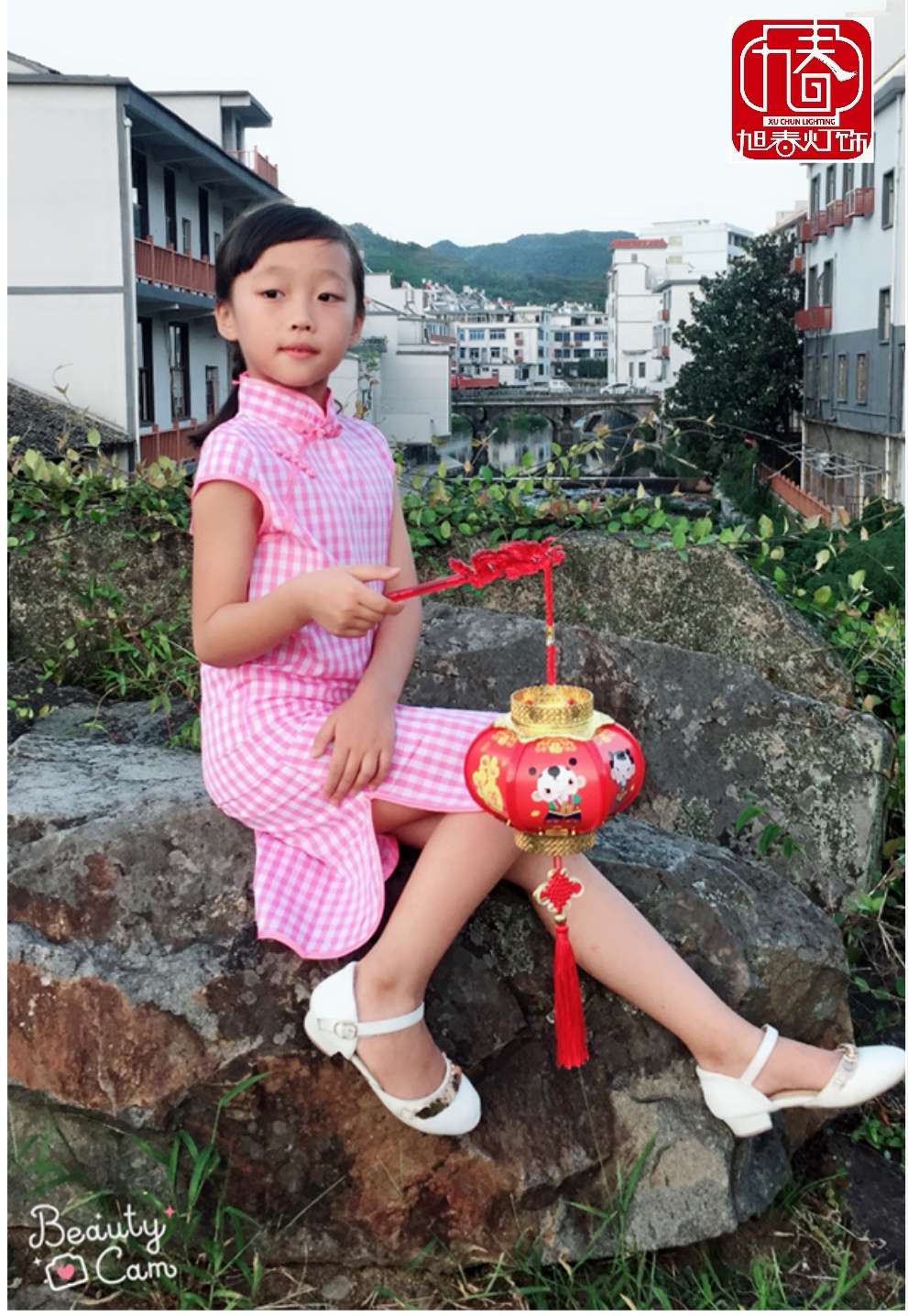 New Year Small Lantern Moving Children Light Battery Portable Lantern Festival Palace Lantern Spring Festival Ox Outdoor Decoration details Picture