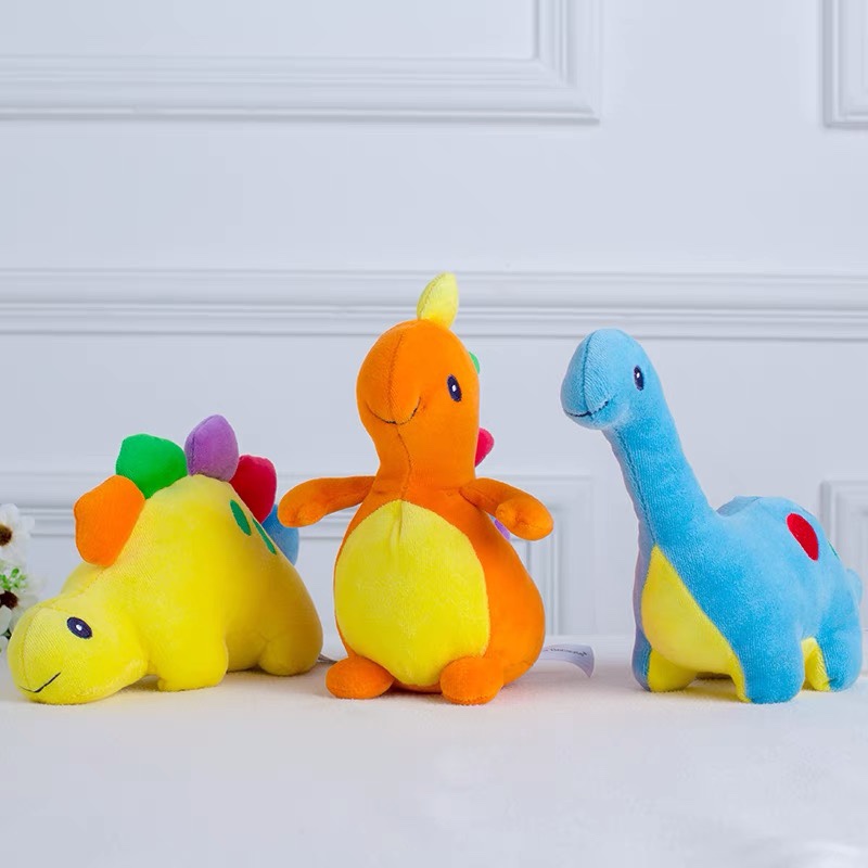 Tyrannosaurus Rex plush toy baby dinosaur doll Stegosaurus Longischosaurus baby Rattle toy 37