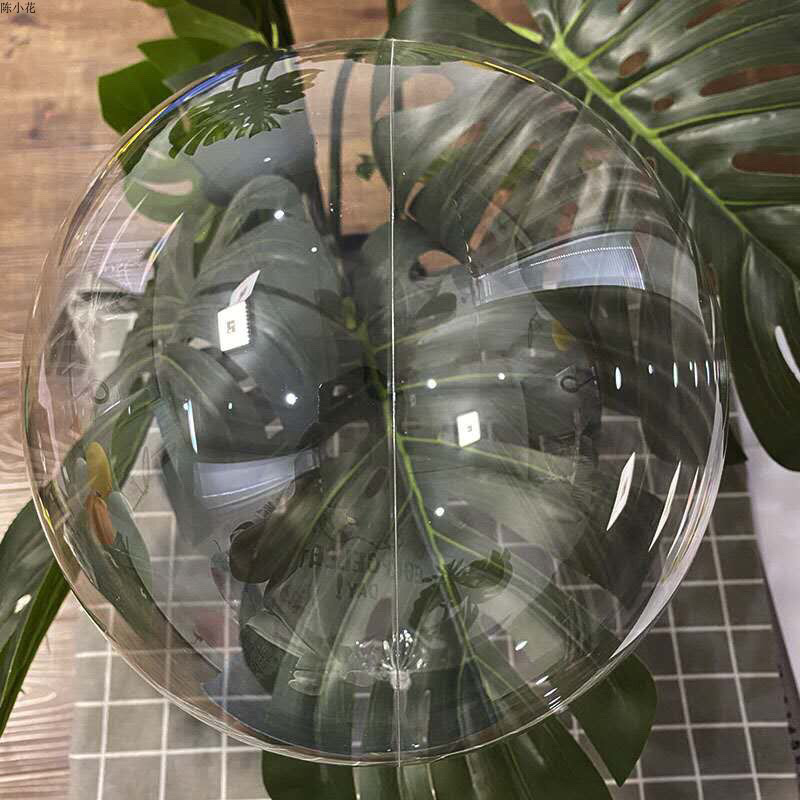 50 sets of 10-inch, 18-inch and 24-inch transparent bounball balls for ground promotion, decorated with balloons, rose bouquets, balloons and custom-made bounball leather details Picture