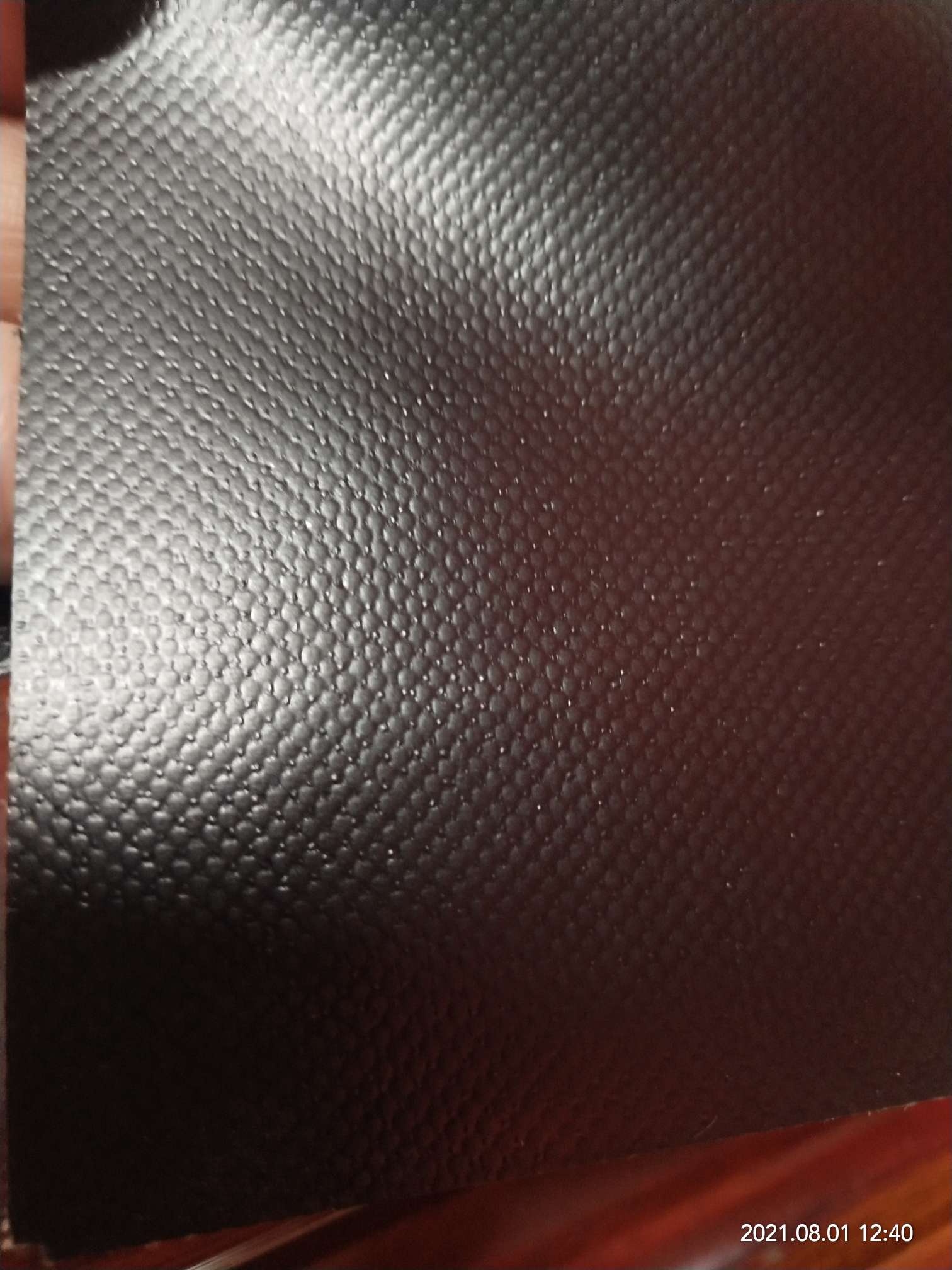 High-quality glossy black PVC mesh fabric for luggage, various gymnastic MATS, and special fabrics for luggage bags Item Picture