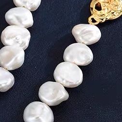 Irregular-shaped flower hanging multi-shaped pearl earrings