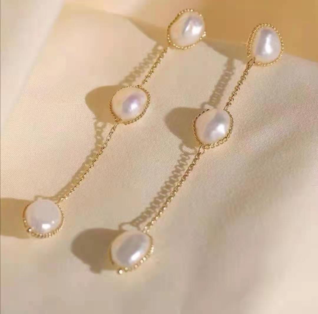 أقراط اللؤلؤ السلسلة details Picture