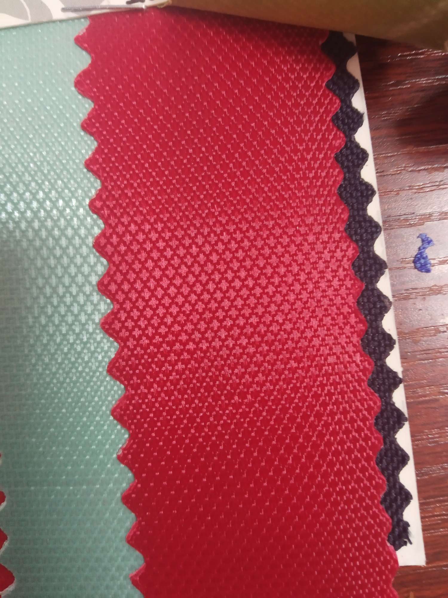 TY-- 019 Cross Jacquard Pattern 20# Deep Red Specification image