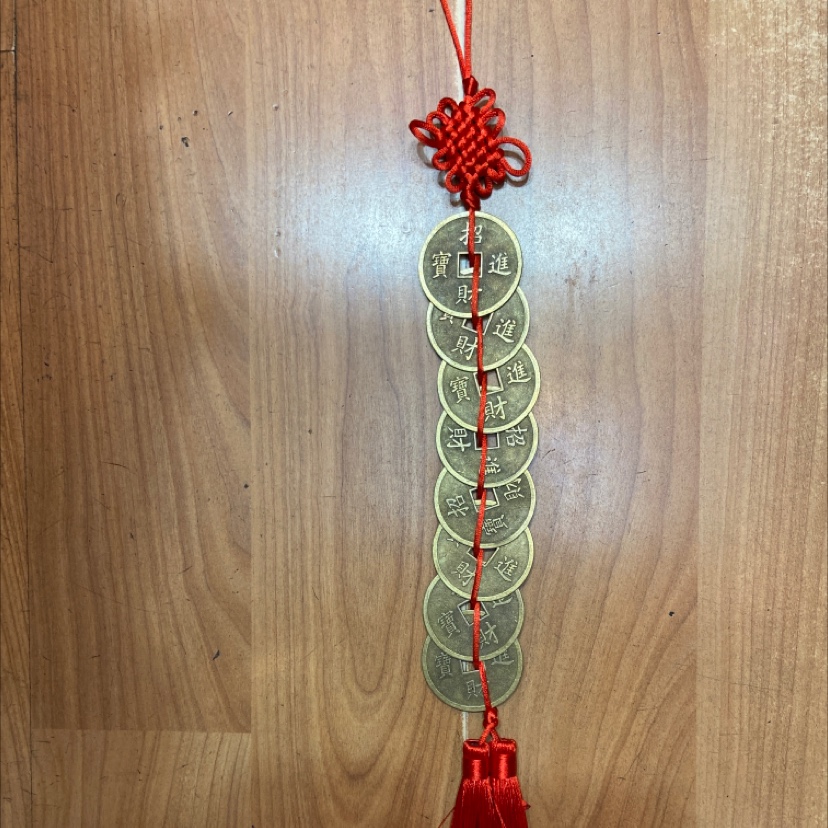 R Red knot Dangle big eight piece Jin Baojun string