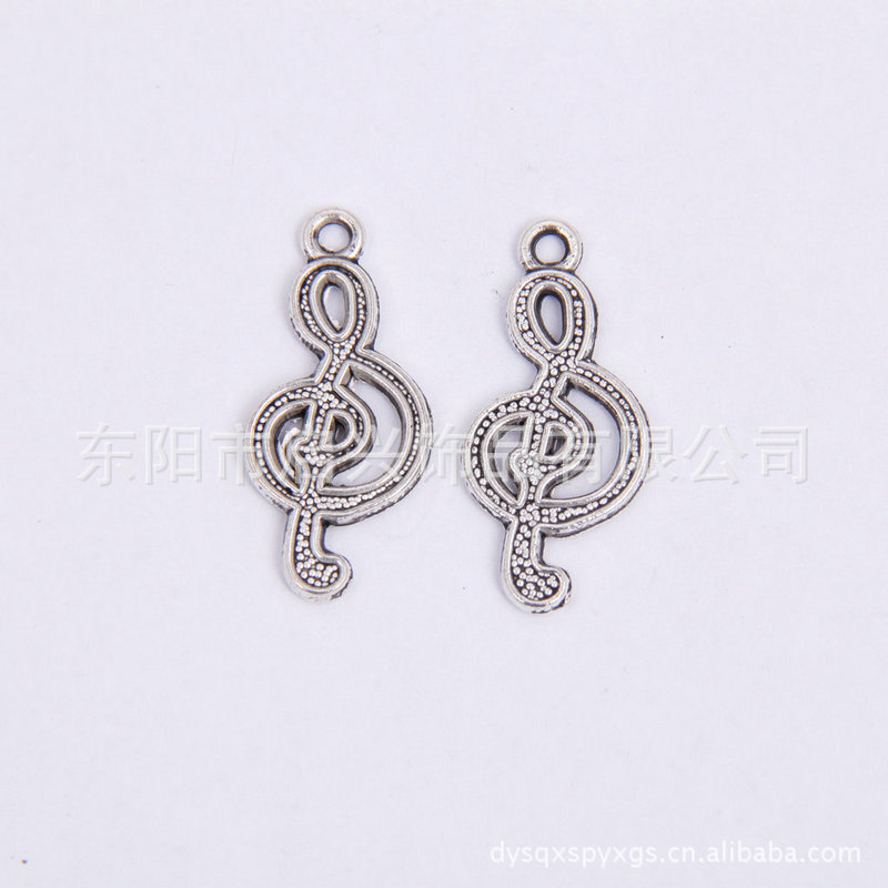 Alloy accessory note pendant details Picture