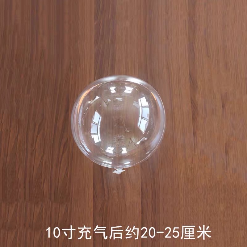 50 sets of popular transparent bounball balls, 10 inches, 18 inches, 24 inches, ground promotion color light balloons, rose bouquet balloons, 002 bounball balls, ball skins detail image 13
