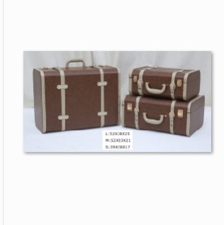 Vintage box Vintage suitcase carrying wooden box antique box storage box Shop window decoration display prop box