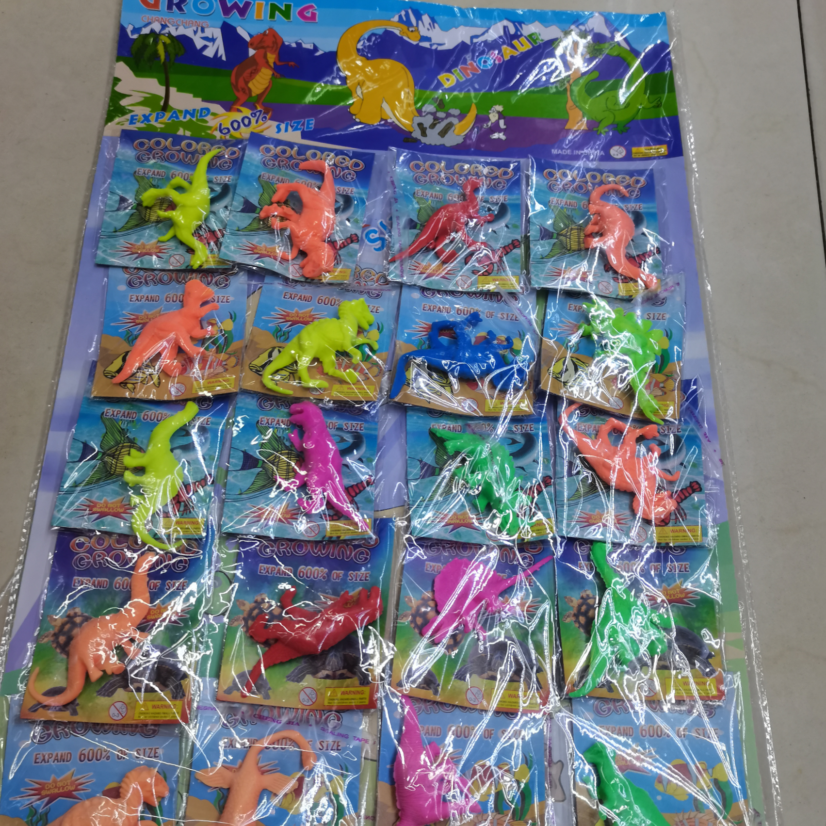 儿童玩具 动物海绵宝宝 泡大珠精灵水晶 膨胀动物海洋宝宝大号特大号中号小号恐龙海洋动物昆虫直销装饰