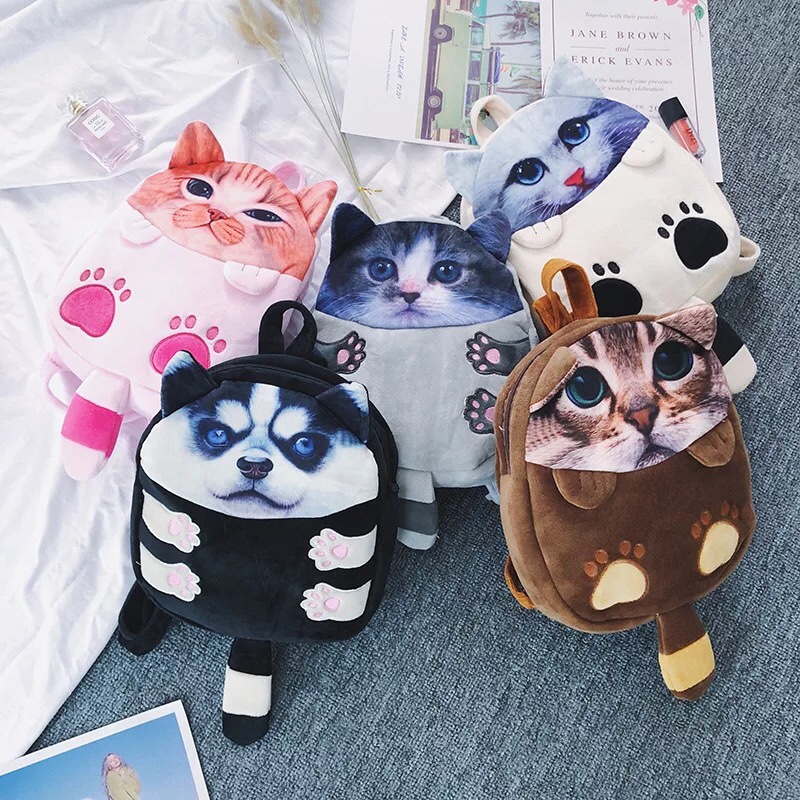 Cartoon figure stuffed toy schoolbag 37