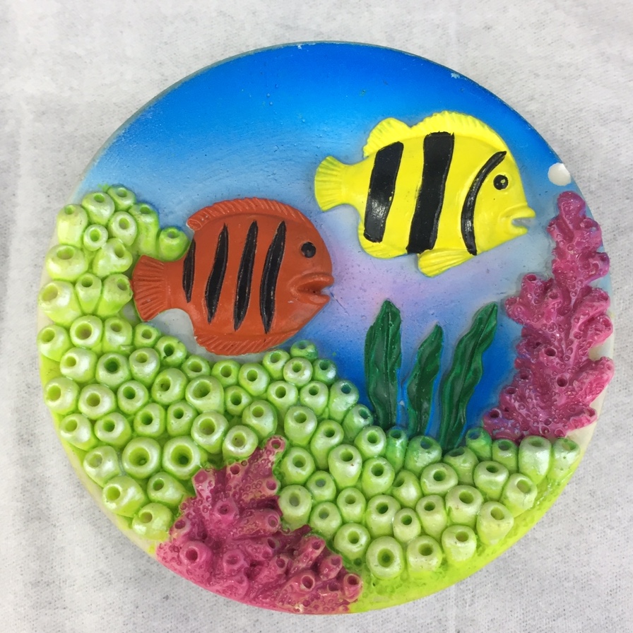 Beach Scenery Fridge Magnet ins Magnetic Sticker, Personalized and creative Ocean fridge Magnet 0731 Against the wind