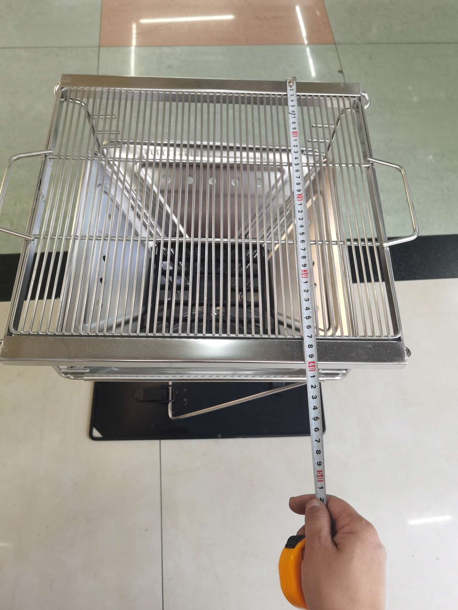 不锈钢折叠烧烤炉户外便携野营新款烧烤架家用BBQ不锈钢烧烤机子详情图10