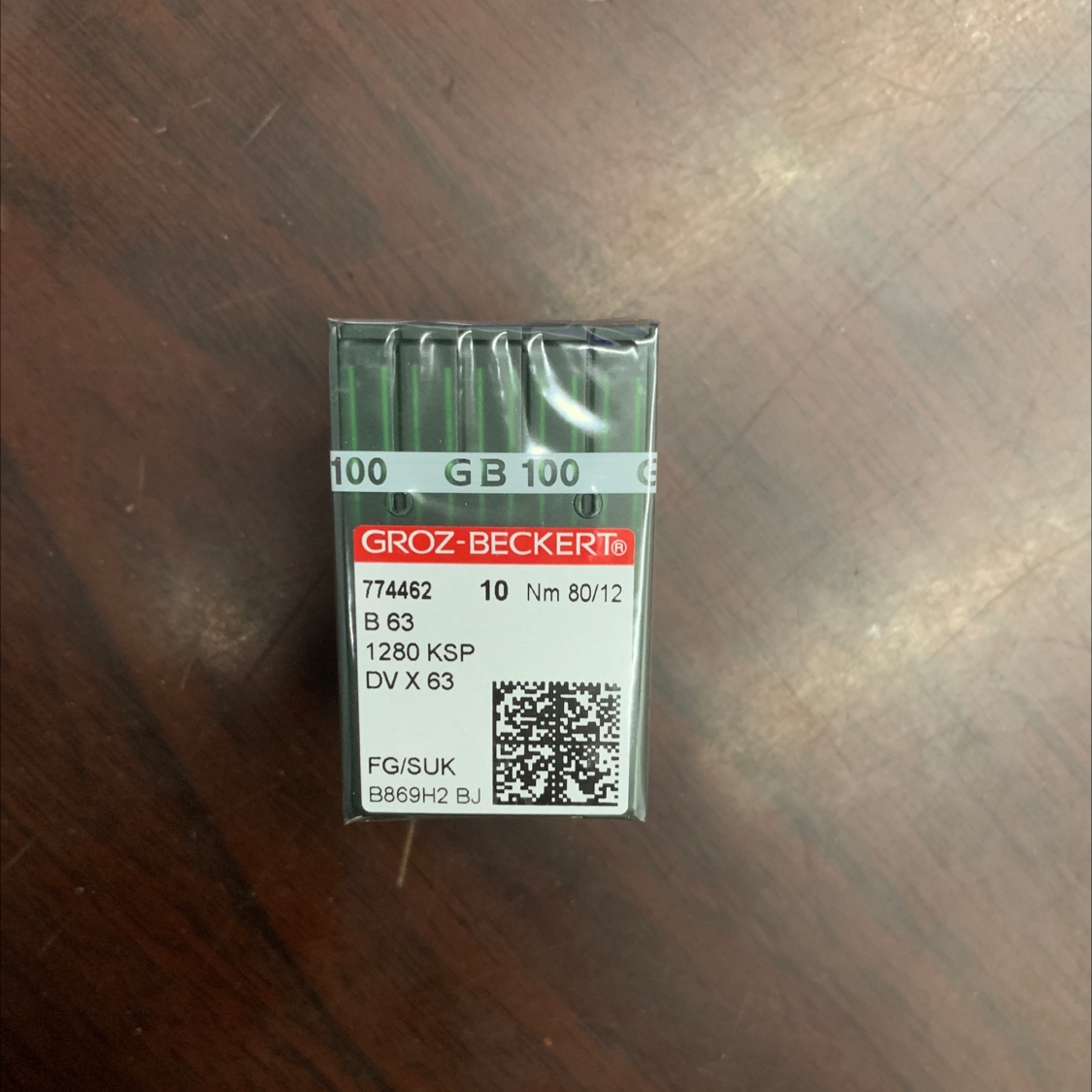 German original imported Groz-Beckert B63-80/12 needle details Picture