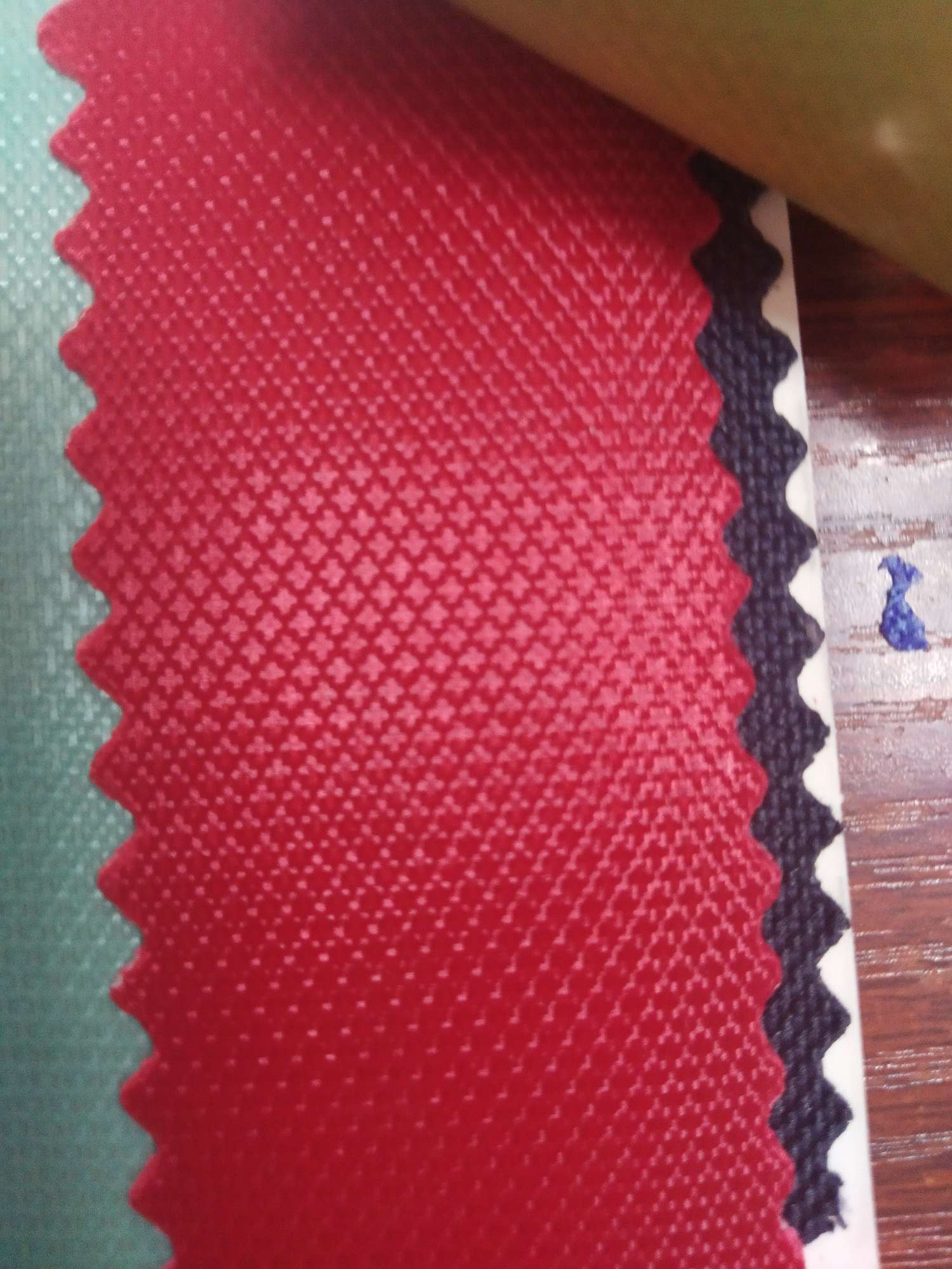 TY-- 019 Cross Jacquard Pattern 20# Deep Red details Picture