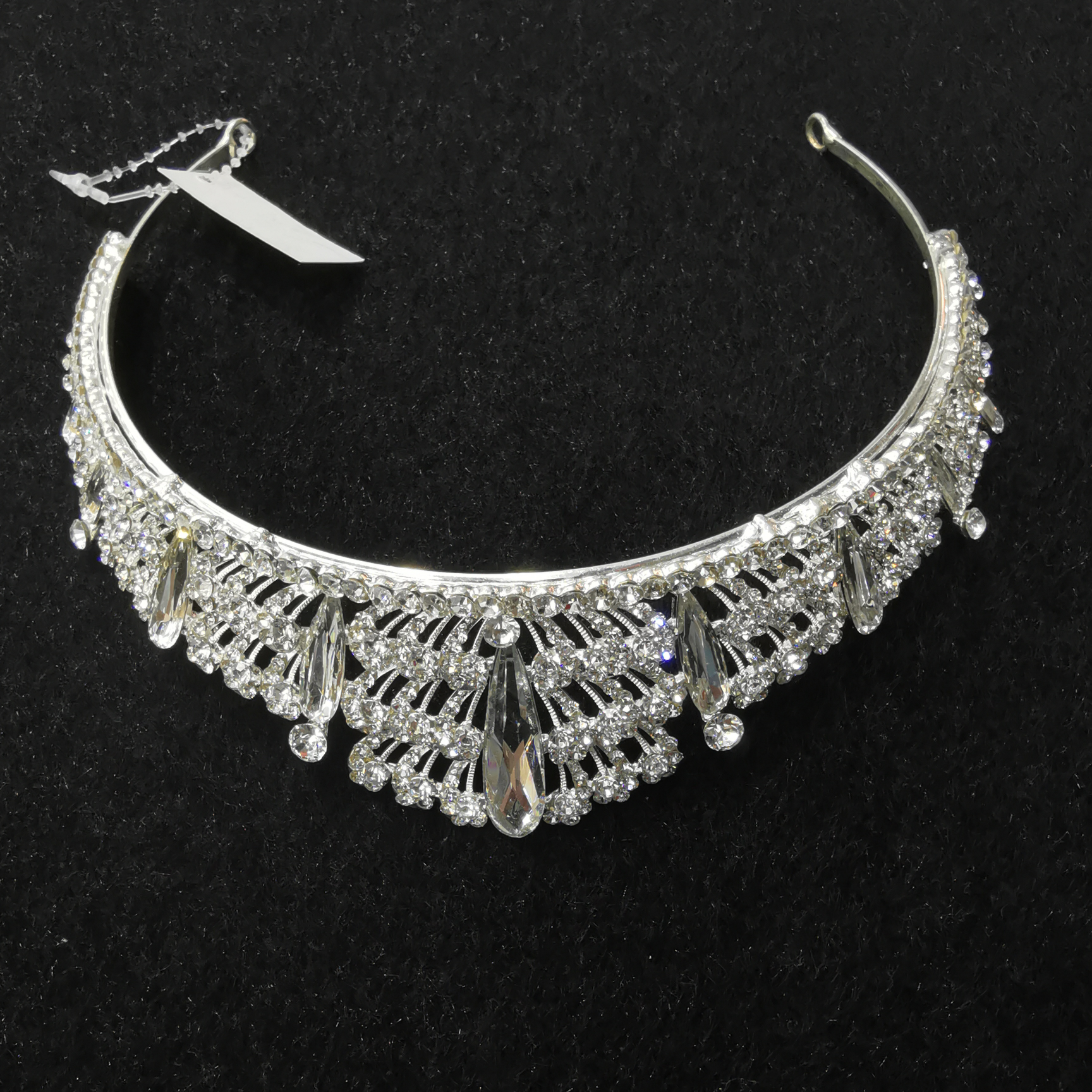 High-grade Big Crown Headdress handmade Fairy girl Girl Hair accessories Atmospheric Princess Ice girl