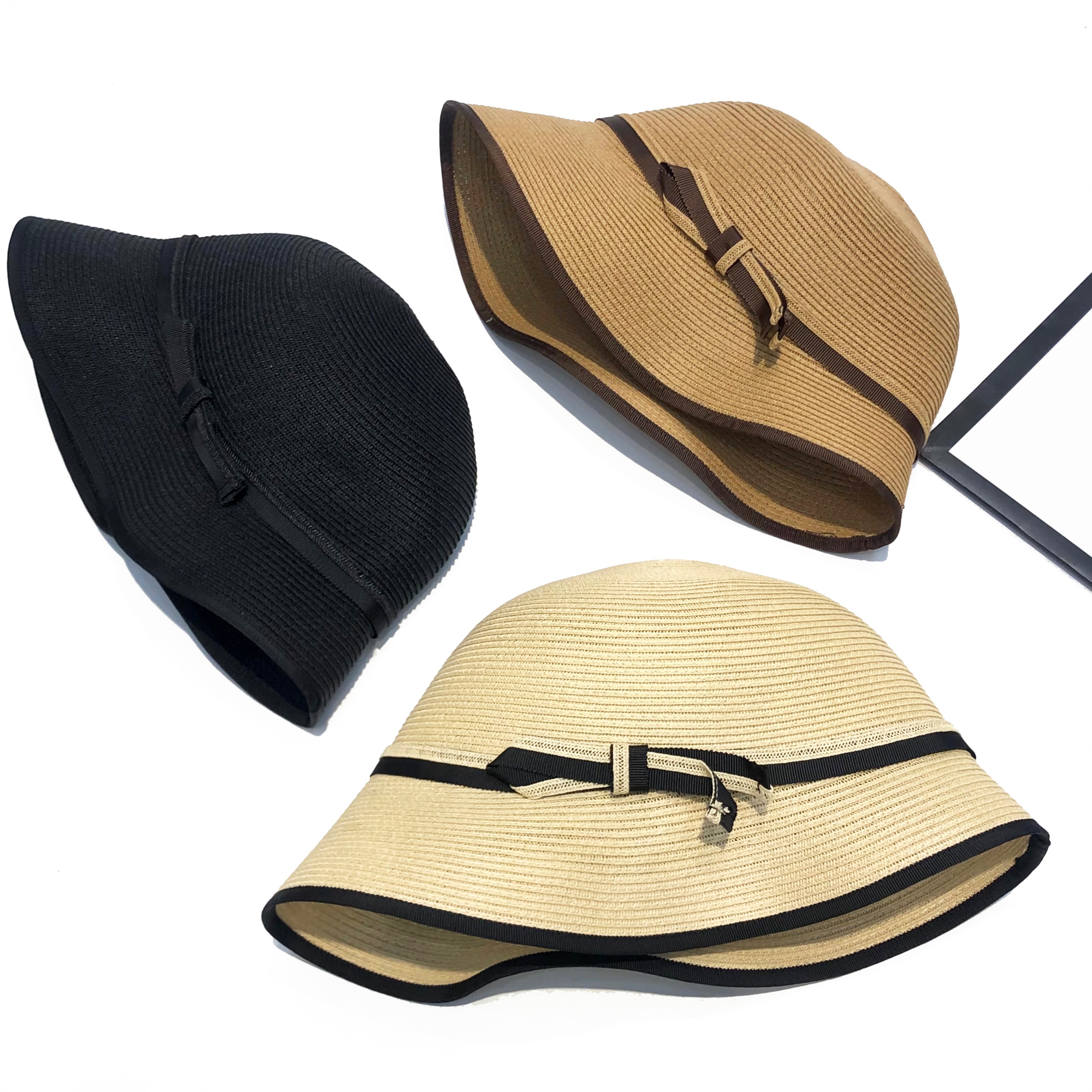 Kk Hat Broad Hat Industry Japanese Braid Braided Hat Ladies Folding Basin Hat Summer Fisherman Hat Straw Hat Ladies Outing Sun Block Hat Tide undefined