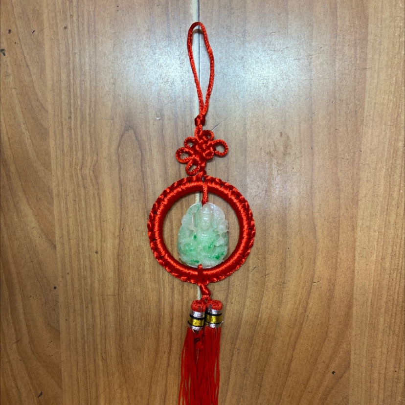 R small knot red circle small jade Guanyin