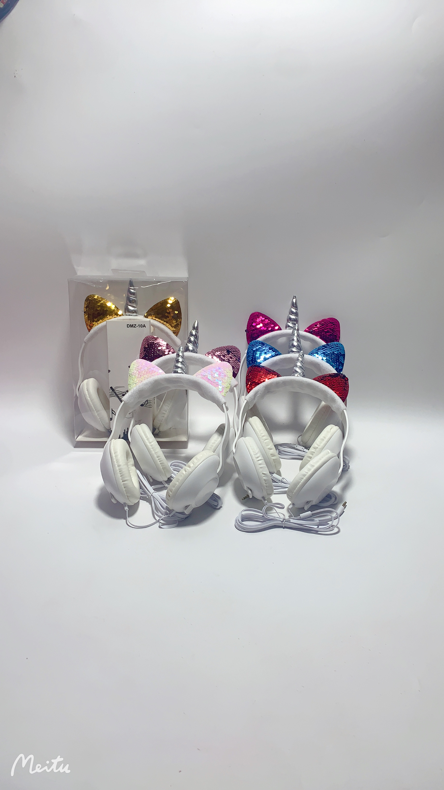 DMZ-10A独角兽卡通头戴式儿童礼品耳机详情图4