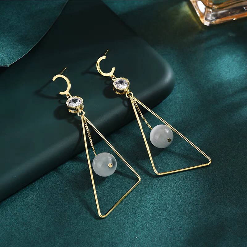 New dream moon stars niche design personality fashion earrings