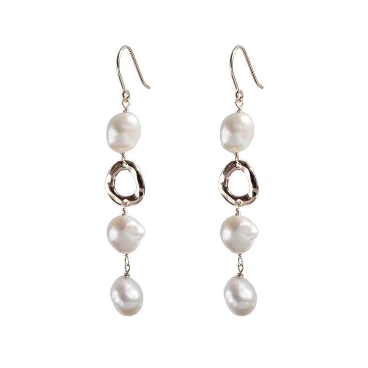 Ear hook pearl bean details Picture