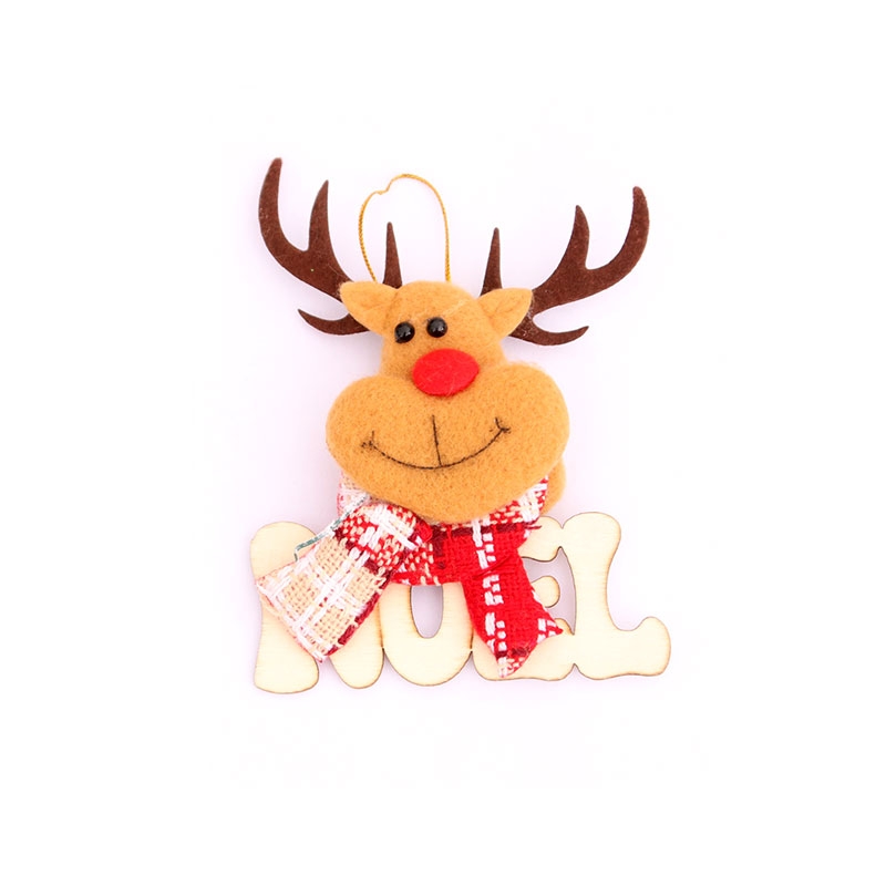 圣诞装饰品 圣诞节木质挂件儿童礼物圣诞树挂牌 场景装饰挂件27产品图