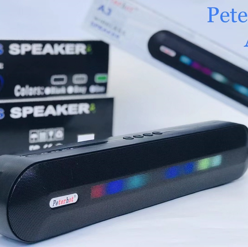 🆕新款私模[庆祝][庆祝]
#Peterhot®
型号: A3
装箱数量: 30装
颜色: 黑，绿，灰
长条声霸带炫彩灯