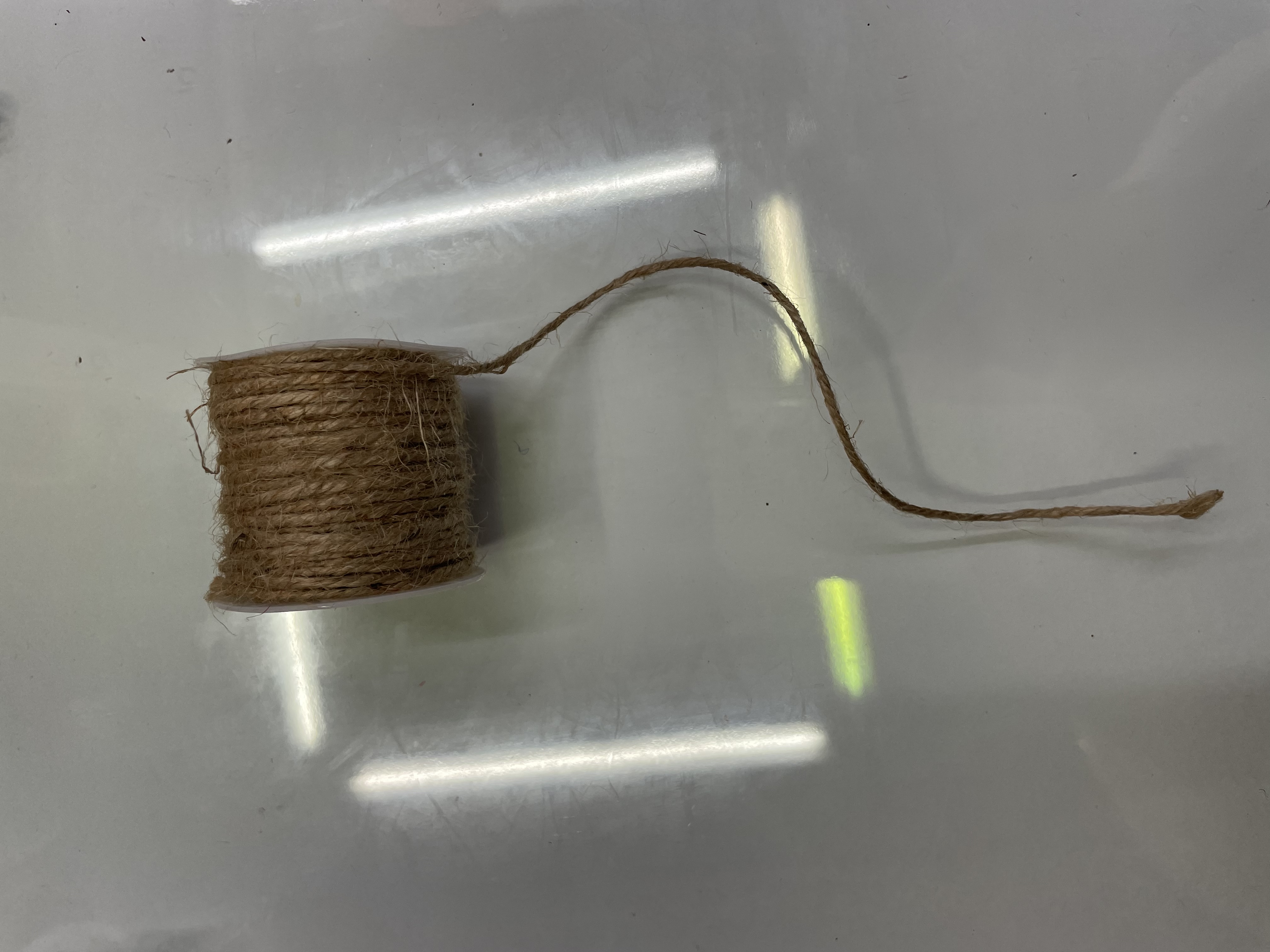 三股麻绳2毫米10米一卷黄麻绳环保绳捆绑装饰材料详情图3