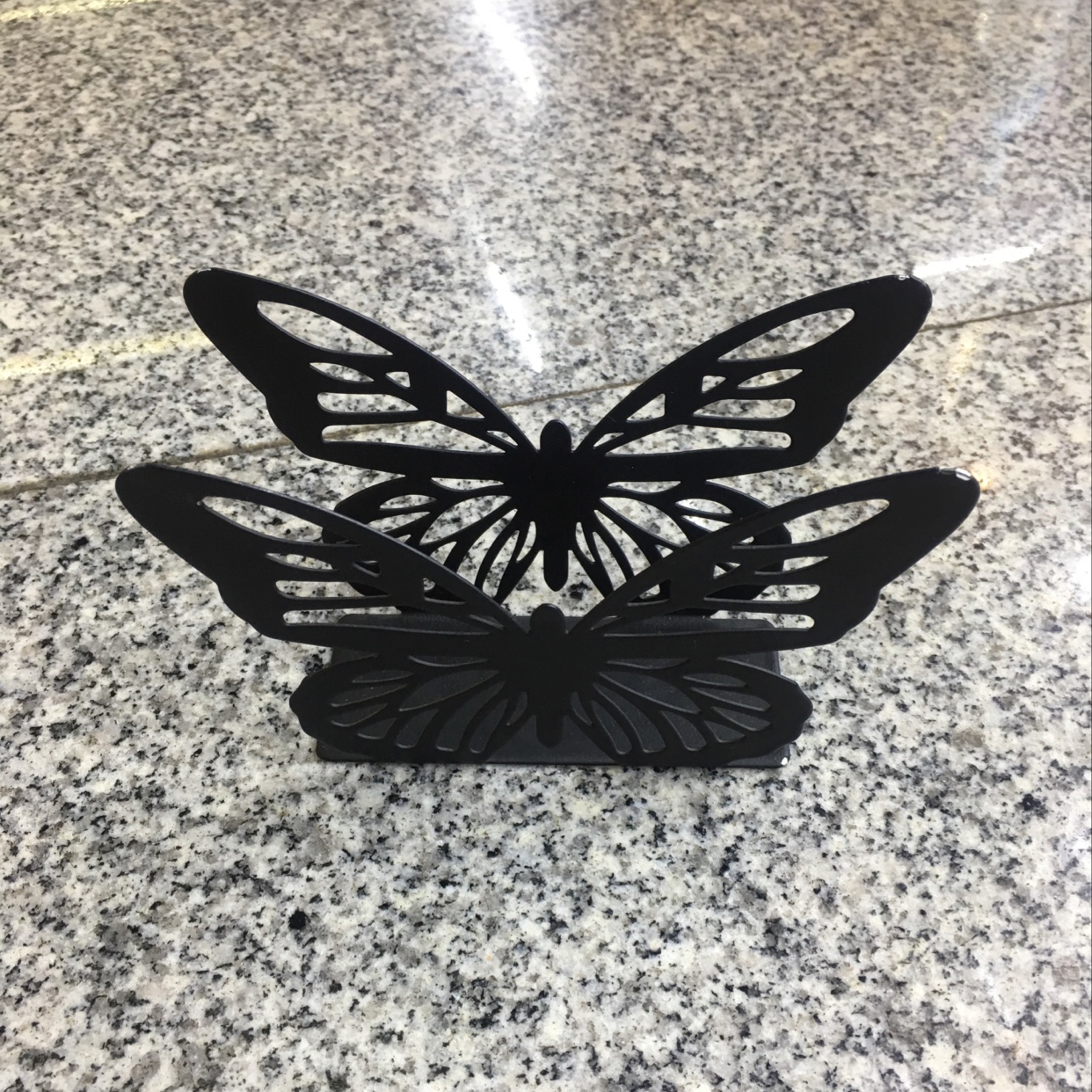 Tissue holder, elegant home craft, coffee shop table, metal craft tissue holder details Picture