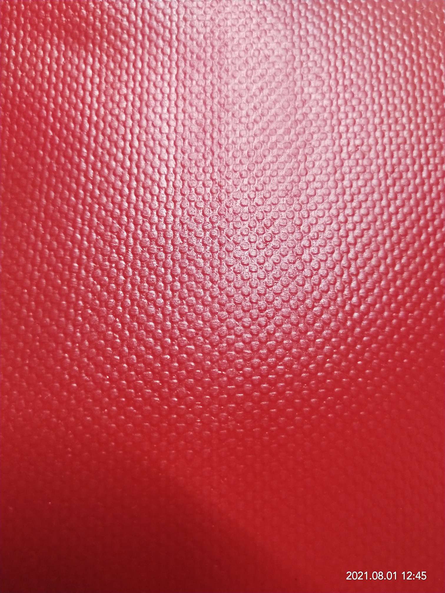 High-quality glossy bright red PVC mesh fabric for luggage, various gymnastic MATS, and special fabrics for luggage bags detail image 7