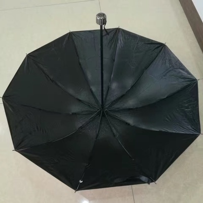 H710三折伞商务伞黑胶遮阳伞晴雨伞...
