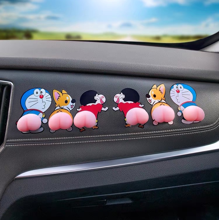 爆款屁桃贴贴纸防撞车贴纸