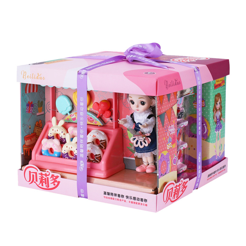 贝莉多儿童生日礼物娃娃蛋糕礼盒创意仿真场景过家家公主娃娃玩具 详情6