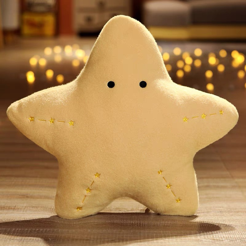 Embroidered starfish plush toy doll Birthday gift girlfriend boyfriend 0802 Hui Yi plush toy