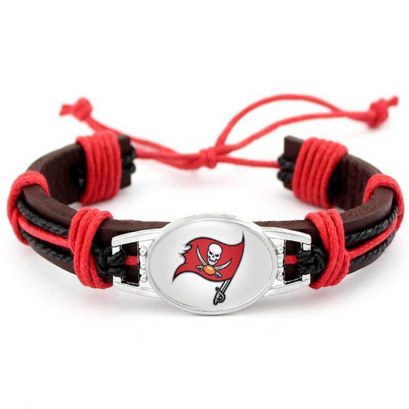 FLY276 32 American NFL football team cowhide braided parachute survival bracelet bracelet thumbnail