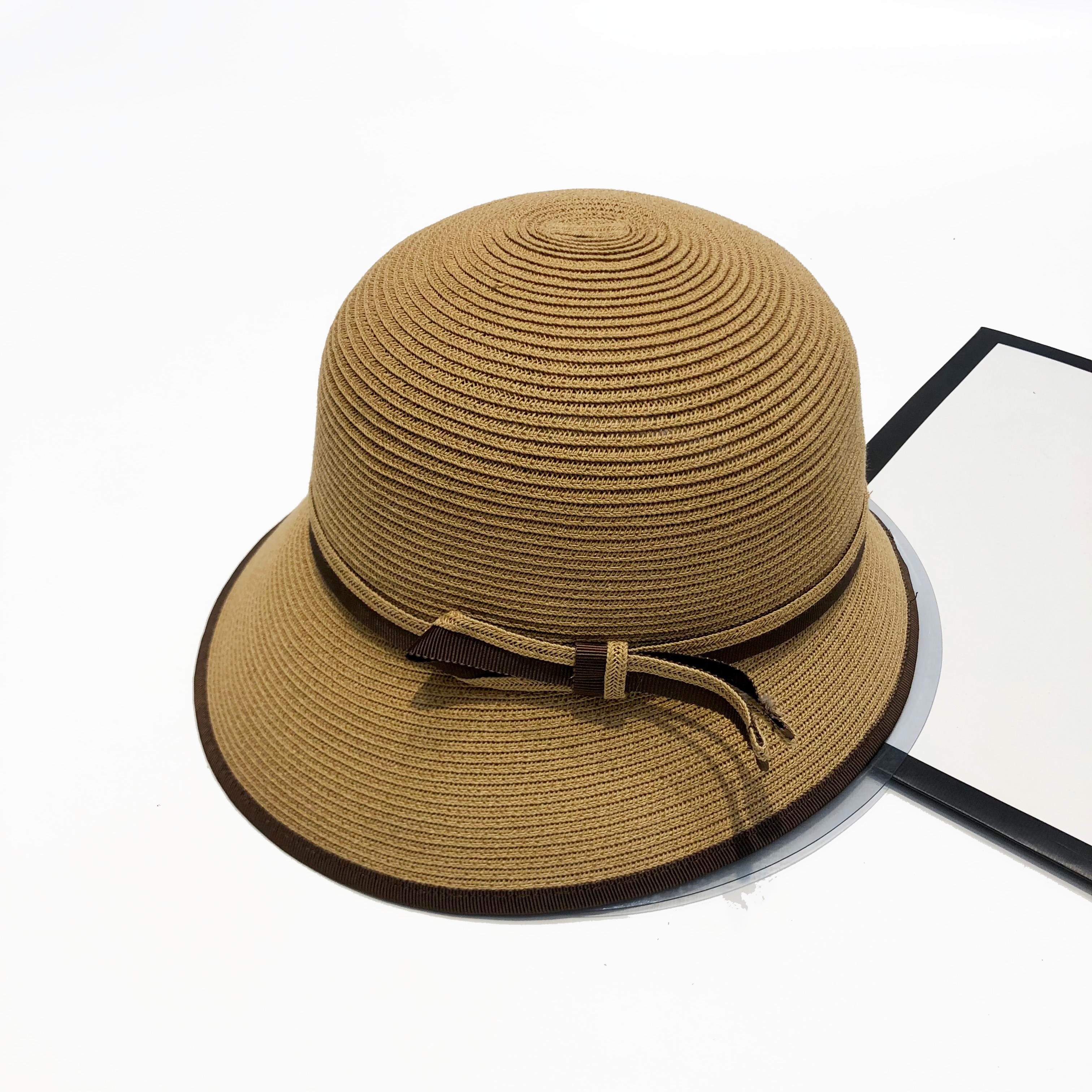 Kk Hat Broad Hat Industry Japanese Braid Braided Hat Ladies Folding Basin Hat Summer Fisherman Hat Straw Hat Ladies Outing Sun Block Hat Tide undefined