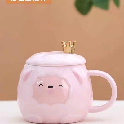 卡通可爱水杯陶瓷杯12