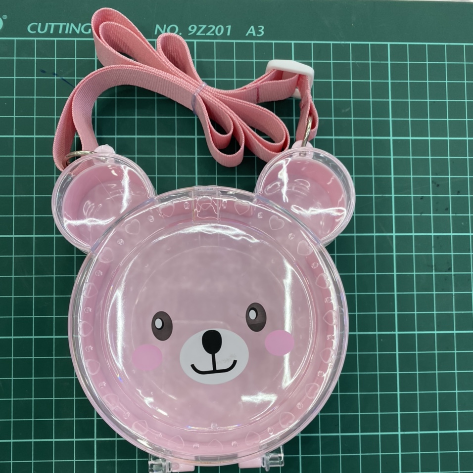 Square storage box backpack cartoon bear