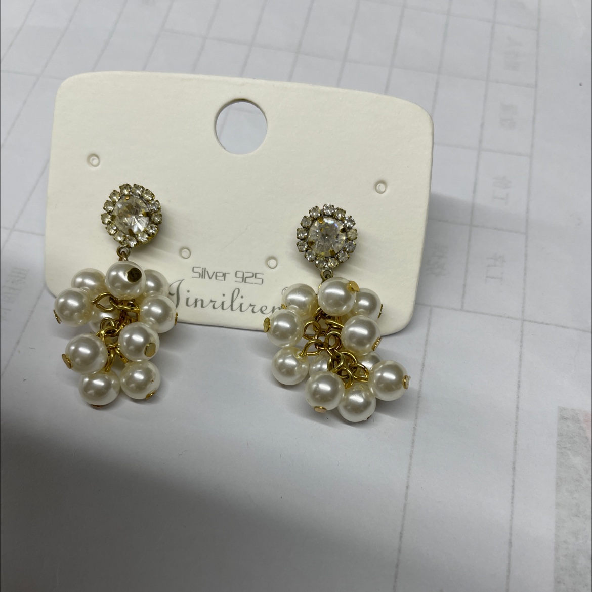 Today Beauty Korean version earrings pearl series products handmade unique style