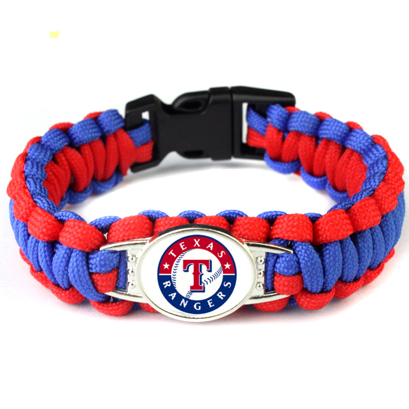FLY336  32个NFL橄榄球队伞绳手链 救生手链 Cowboys paracord bracelet