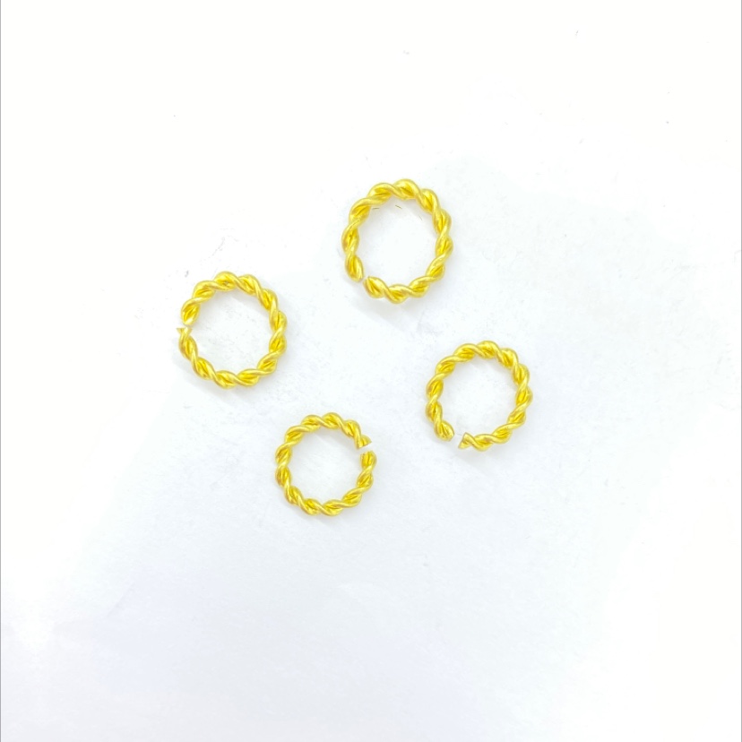 Double twist copper wire cutting ring